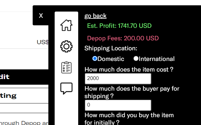 Depop Fee Calculator - Depop Bot - Seller Aider